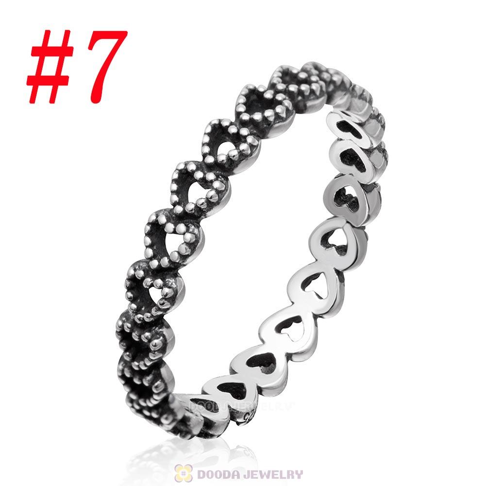 925 Sterling Silver Forever Love Heart Ring