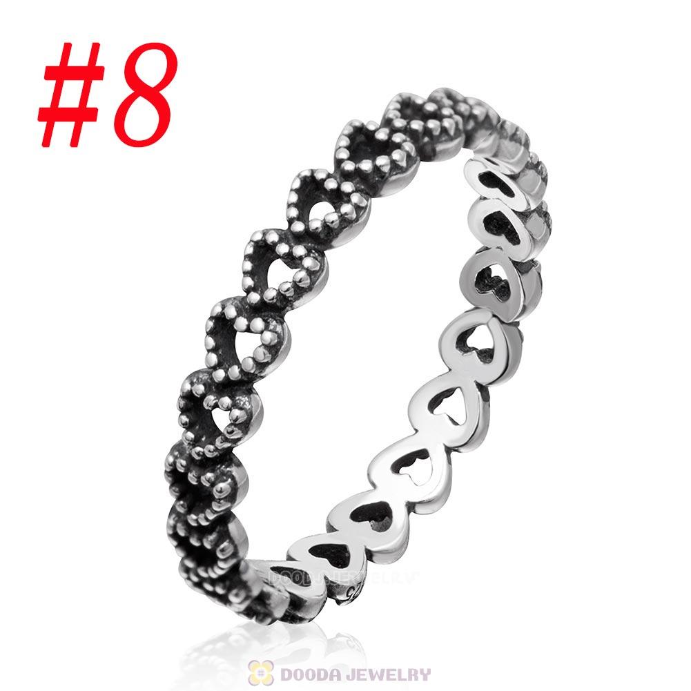 925 Sterling Silver Forever Love Heart Ring