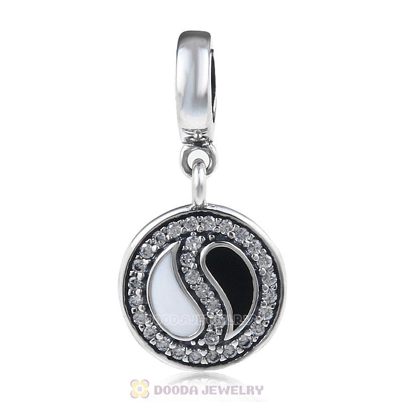 Yin Yang Tai Chi Charm 925 Sterling Silver