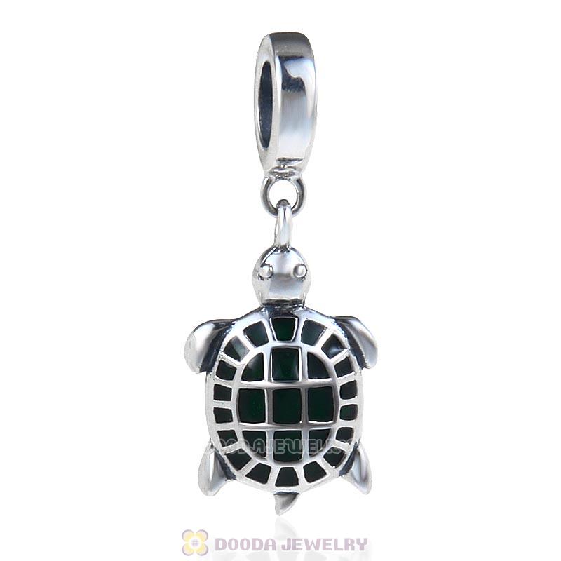 Sea Turtle Charm 925 Sterling Silver