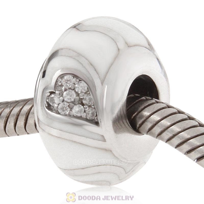 Multilayer Heart Love Charm European Style Bead