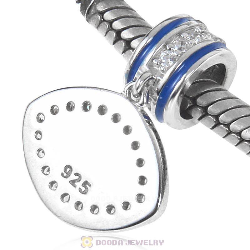 925 Sterling Silver Blue Evil Eye Charm Pendant