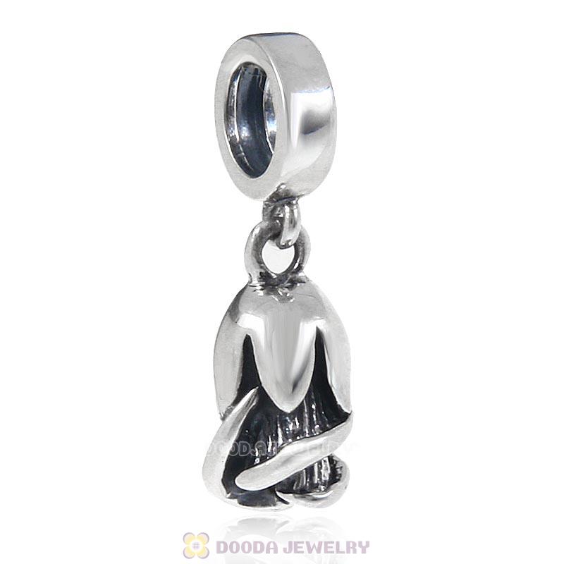925 Sterling Silver Tulip Flower Charm Pendant