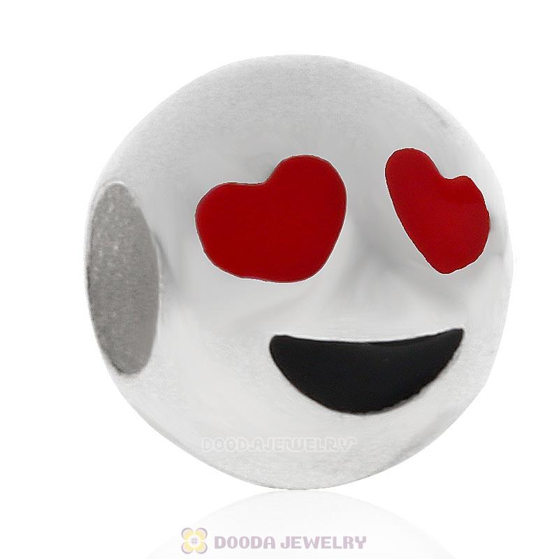 925 Sterling Silver QQ Anthomaniac Emoji Face Beads
