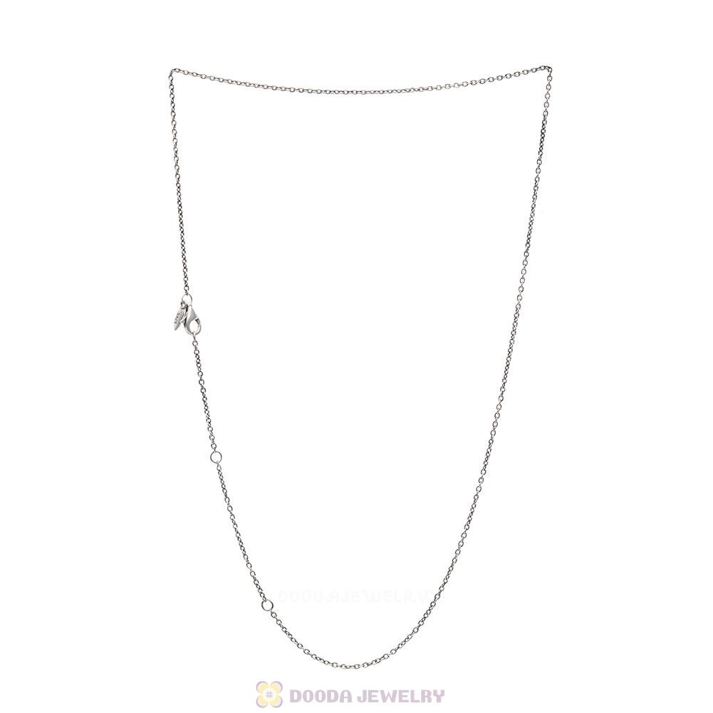 925 Sterling Silver Necklace with Lobster Clasp