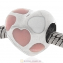 925 Sterling Silver Sweet Love Heart Charm Bead