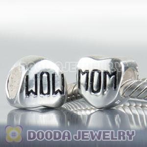 925 Sterling Silver European silver charms mother's day