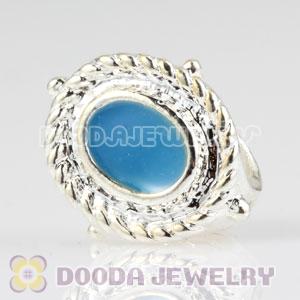 Wholesale Silver Plated Charm Jewelry Double Hole Beads