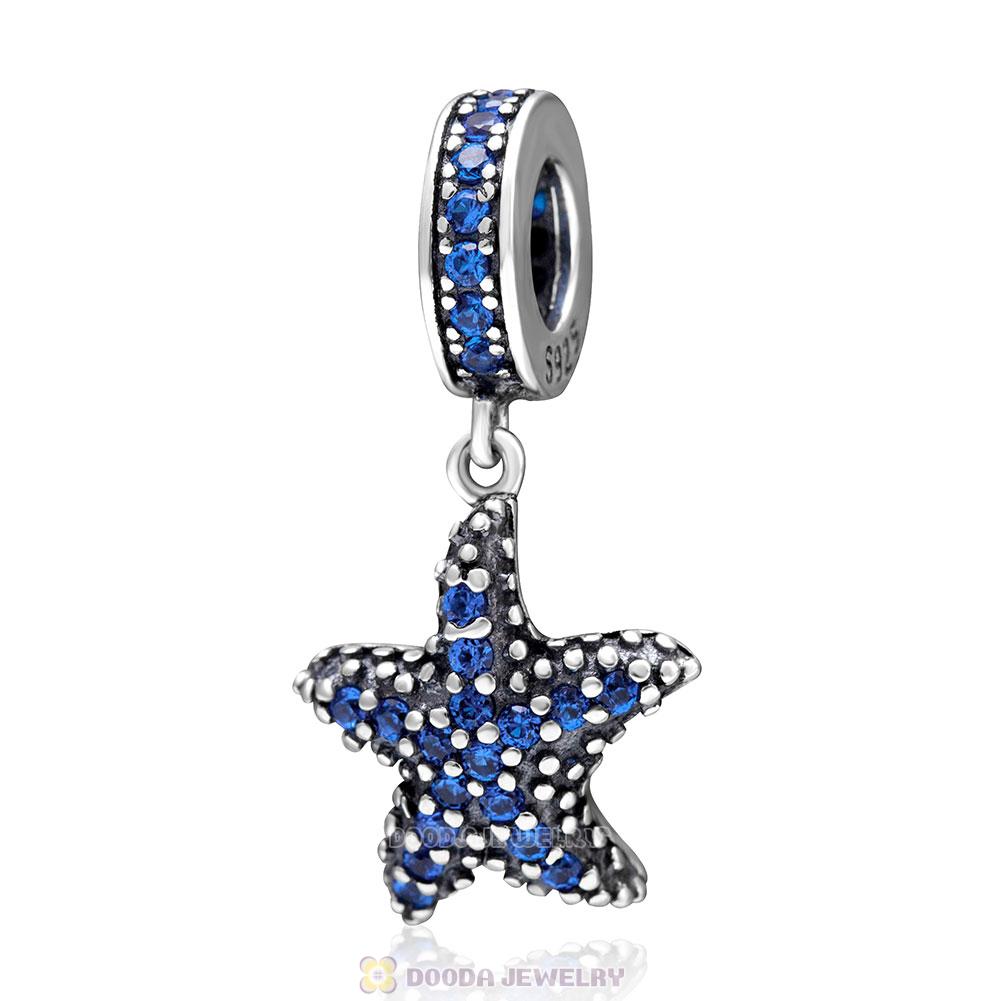Blue Starfish Pendant Charm