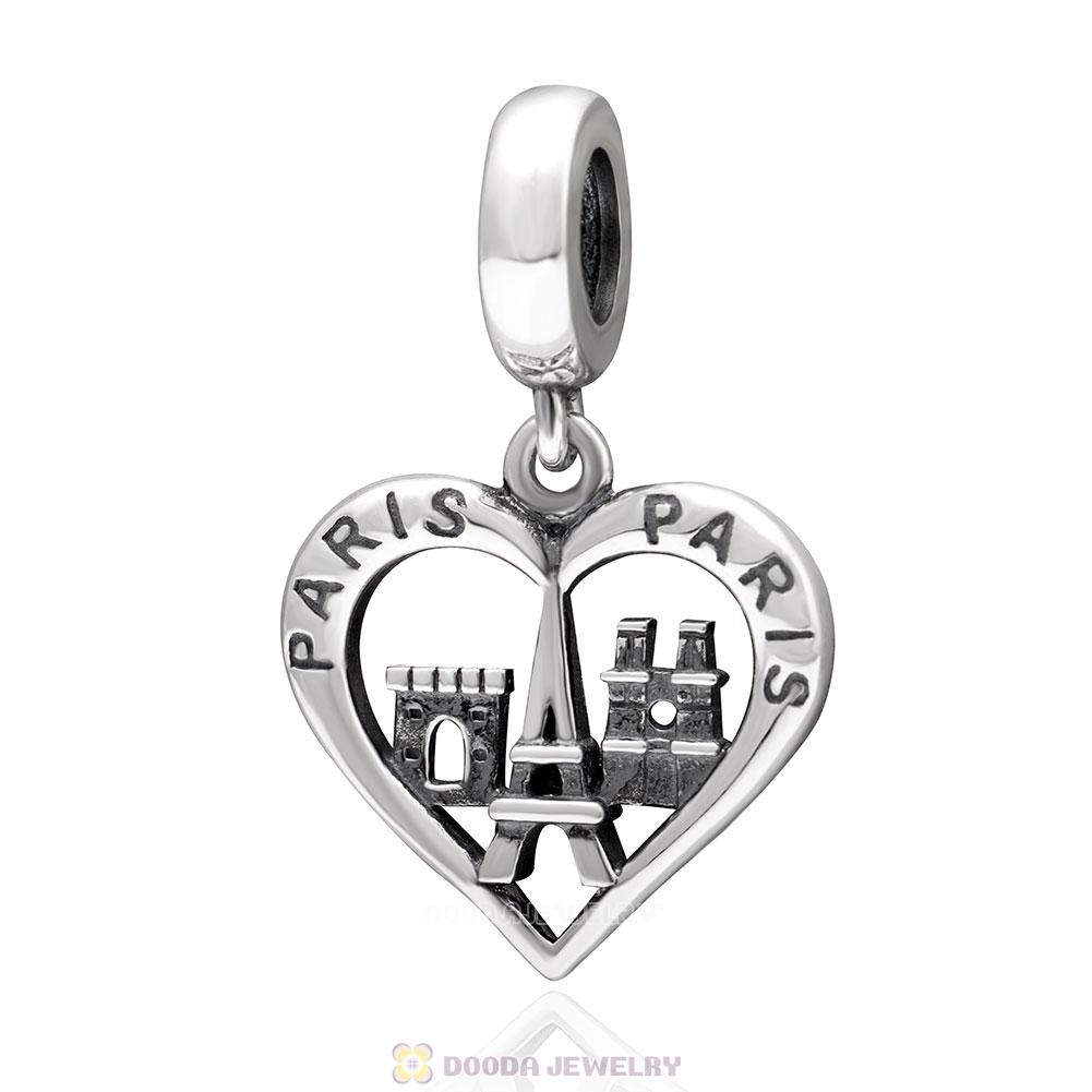 Love Paris Eiffel Tower Dangle Charms