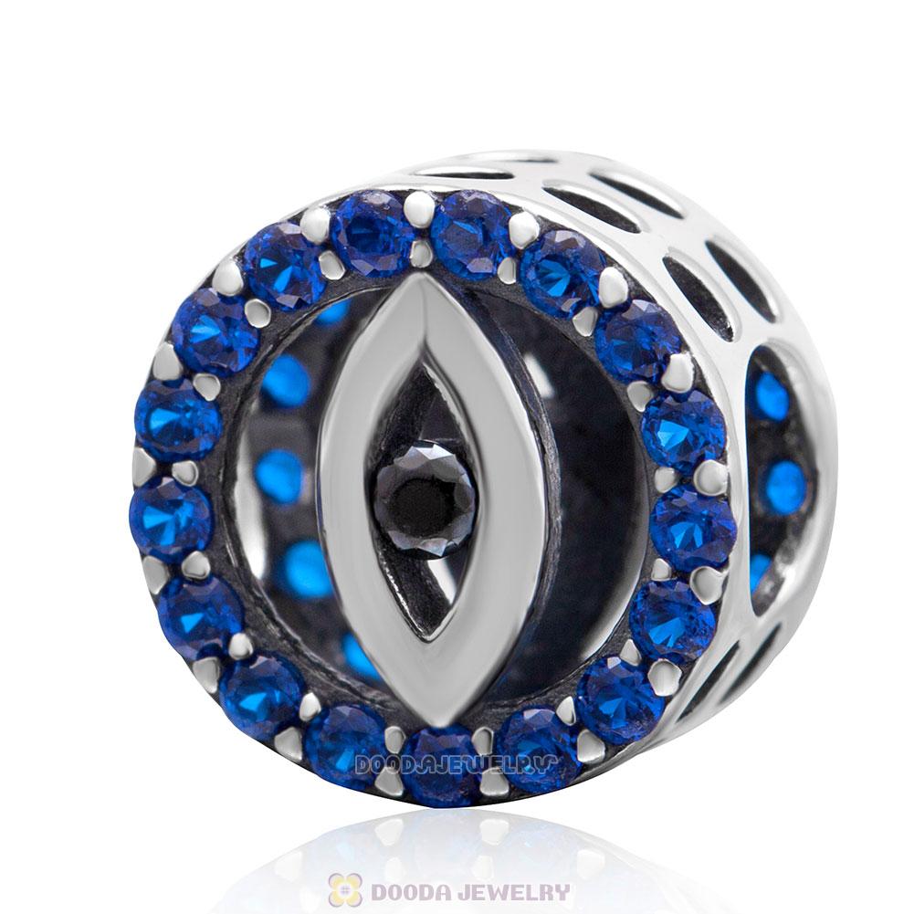 Blue Evil Eye Charm Bead