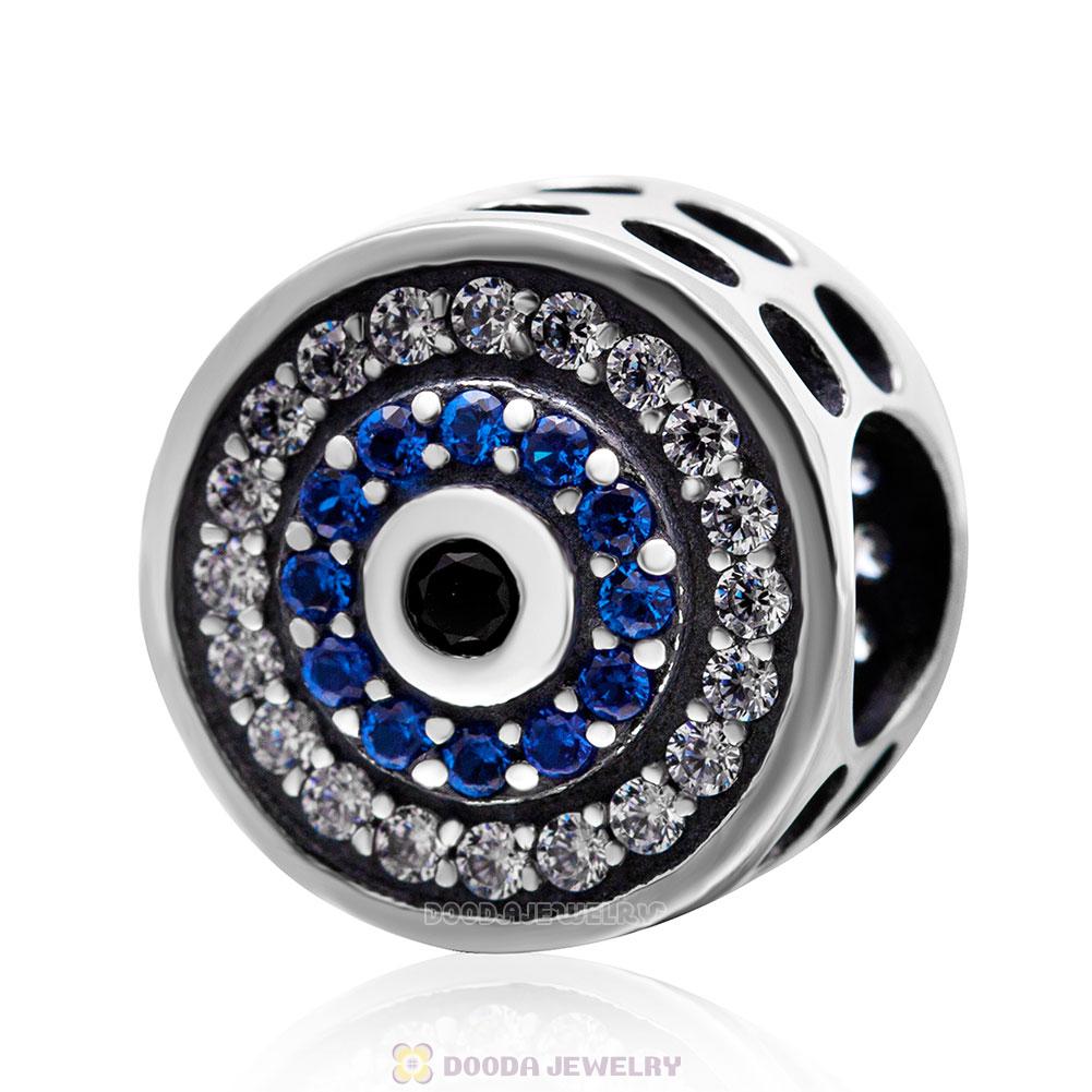 Blue Watchful Eye Charm Bead