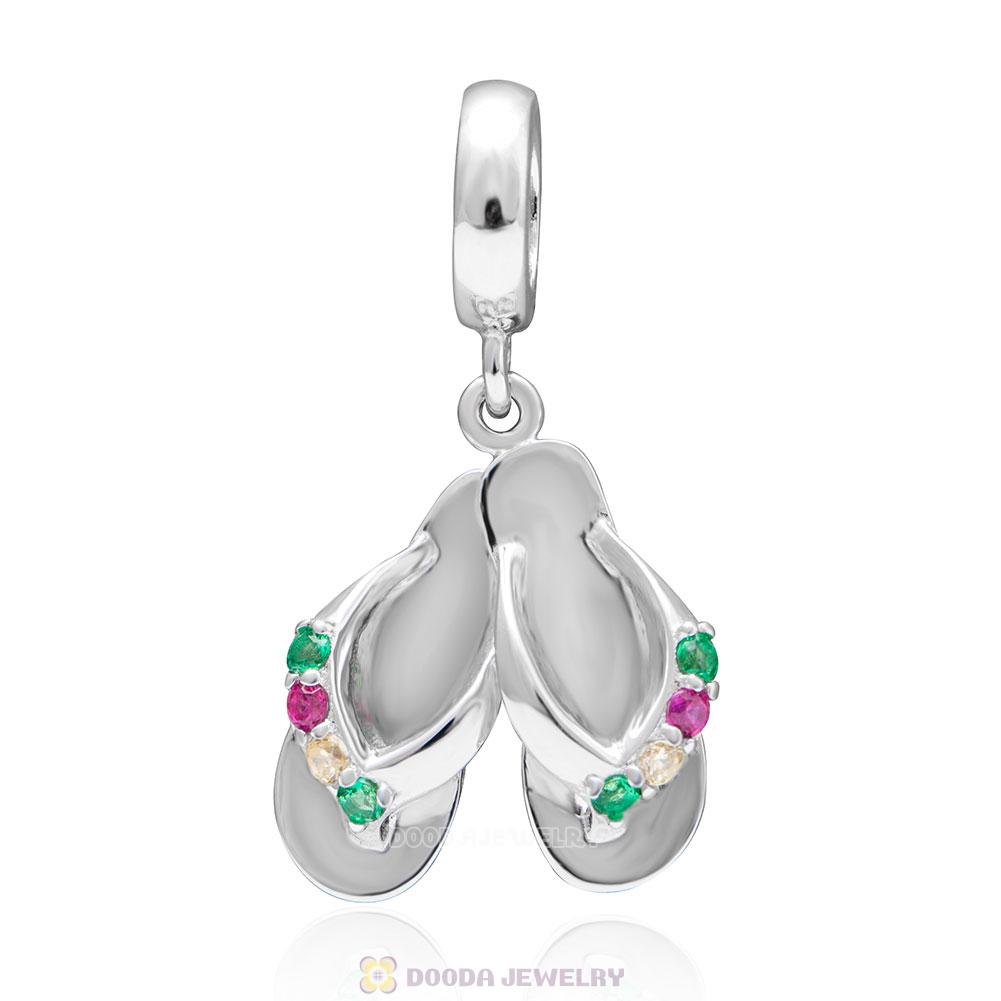 Flip Flops Slippers Dangle Charms