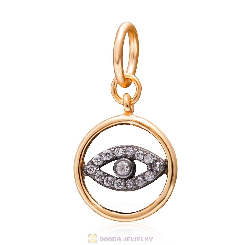 Evil Eye Gold Plated Charms