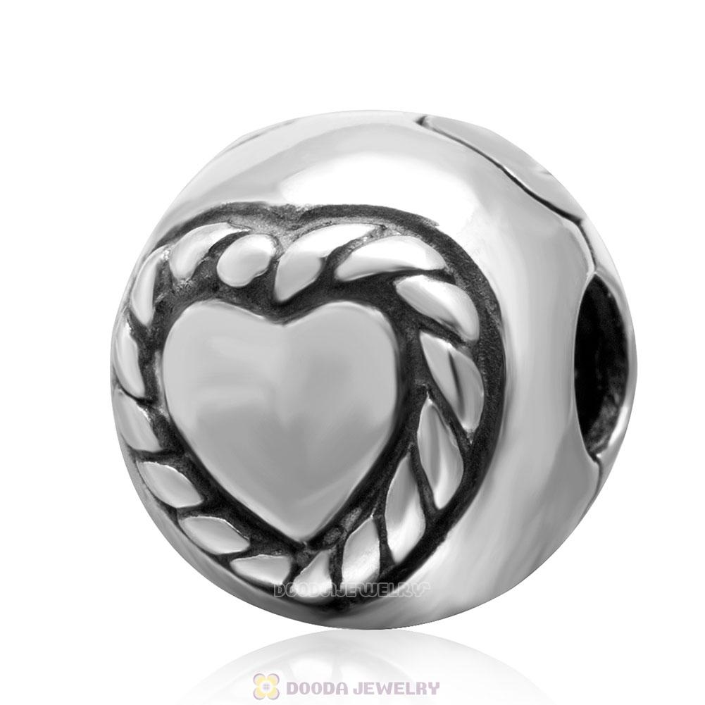 Love Charm Clip Lock Beads