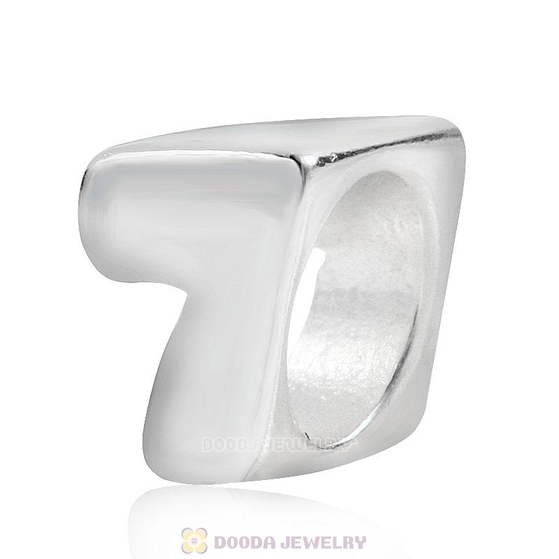 925 Sterling Silver Number 7 Charms Beads Wholesale