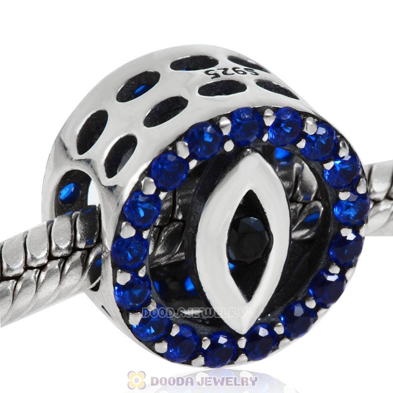 Blue Evil Eye Charm Bead