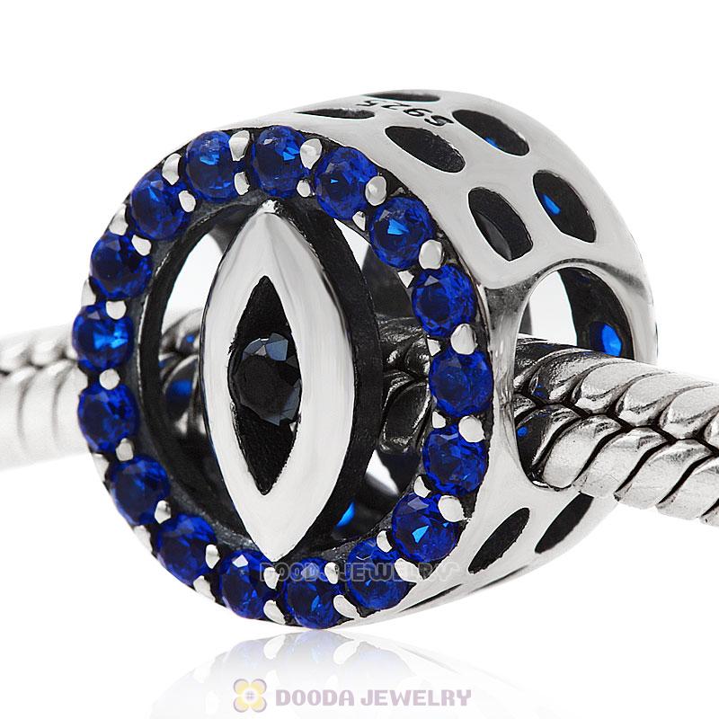 Blue Evil Eye Charm Bead