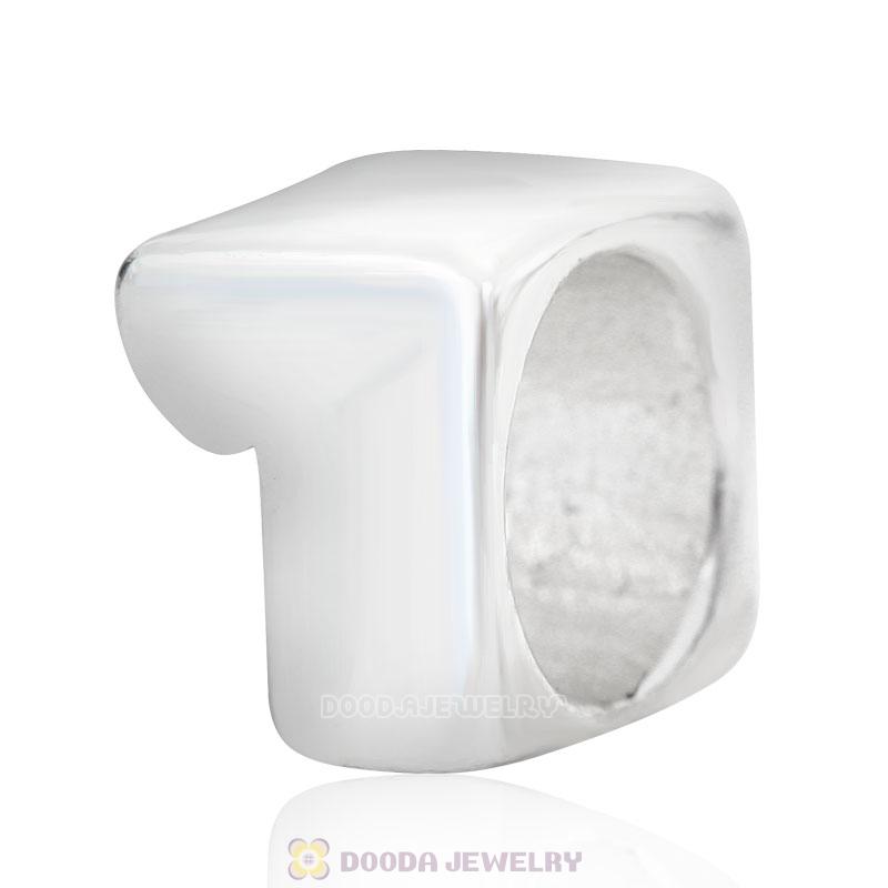 925 Sterling Silver Number 1 Charms Beads Wholesale