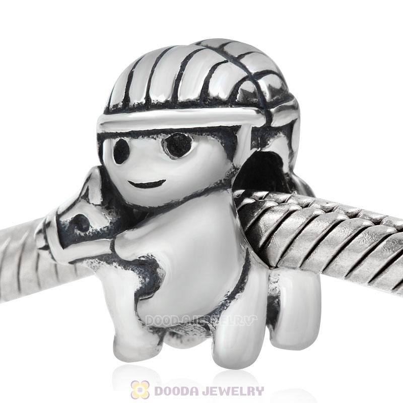 Baby Boy Riding Rocking Horse Charms