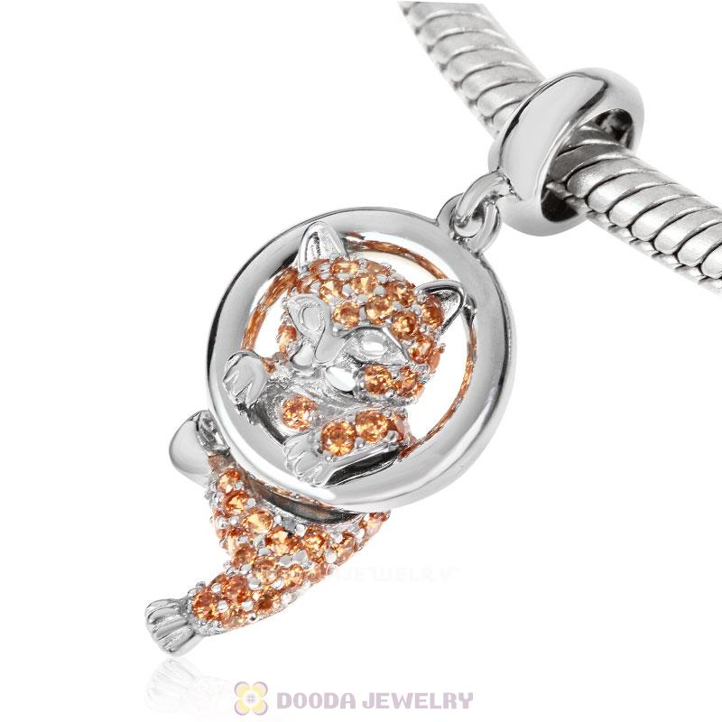 Zicron Forest Fox Charm Pendant