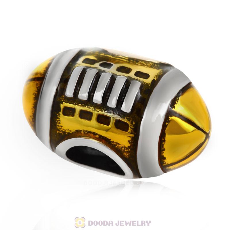 American Rugby Football Charm