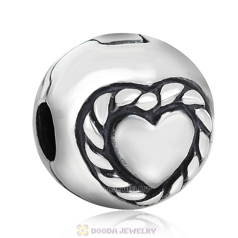 Love Charm Clip Lock Beads