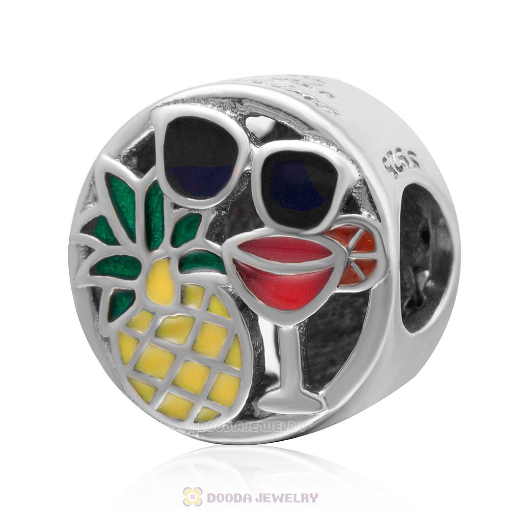 Summer Fun Charm Mixed Enamel Beads