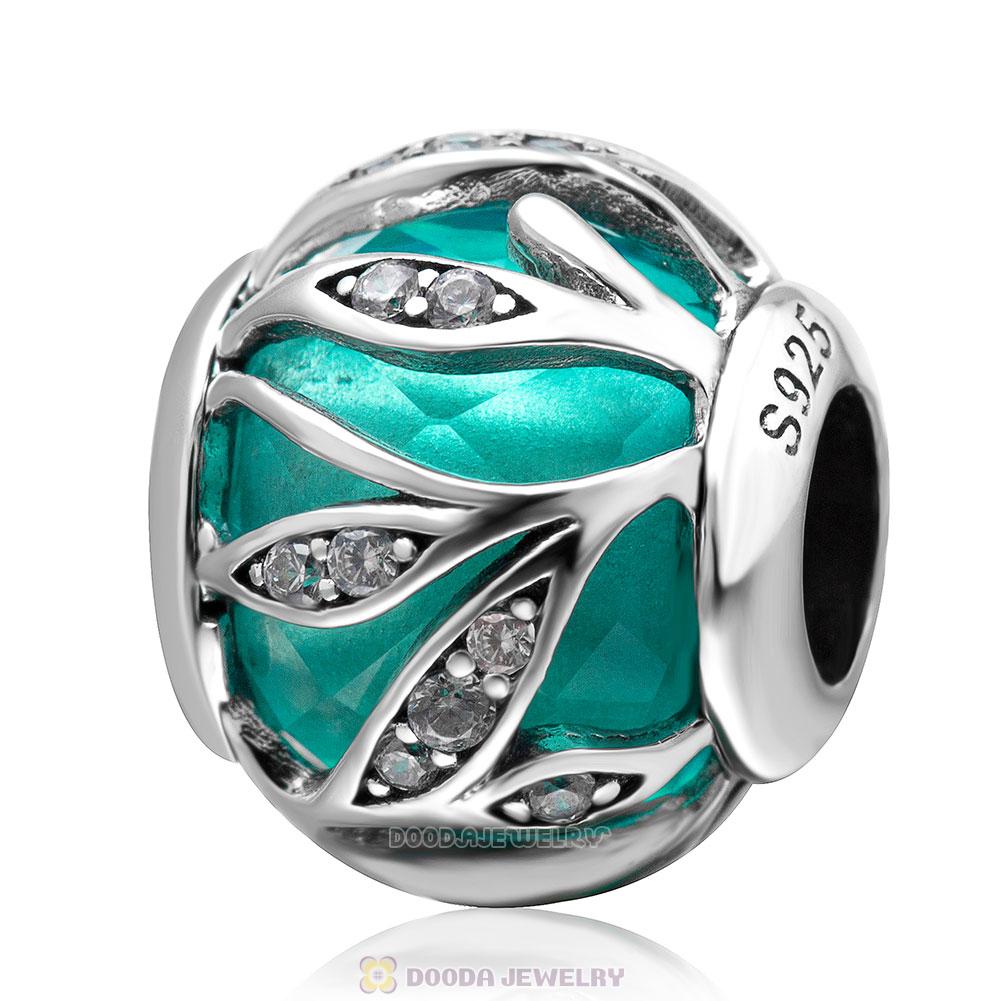 Blue Zircon Nature's Radiance Charm Clear CZ