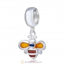 925 Sterling Silver Dangle Bumble Bee Charms Wholesale