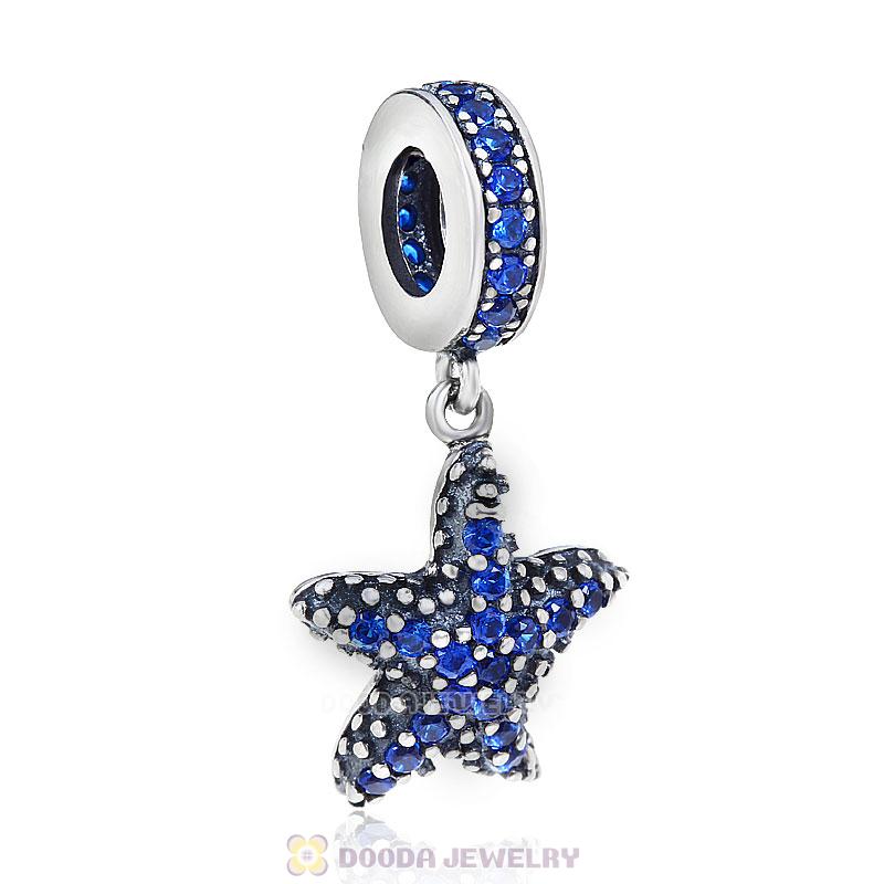 Blue Starfish Pendant Charm