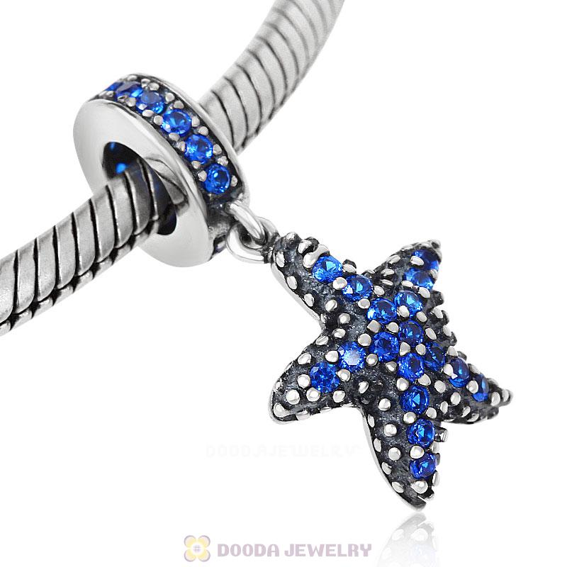 Blue Starfish Pendant Charm