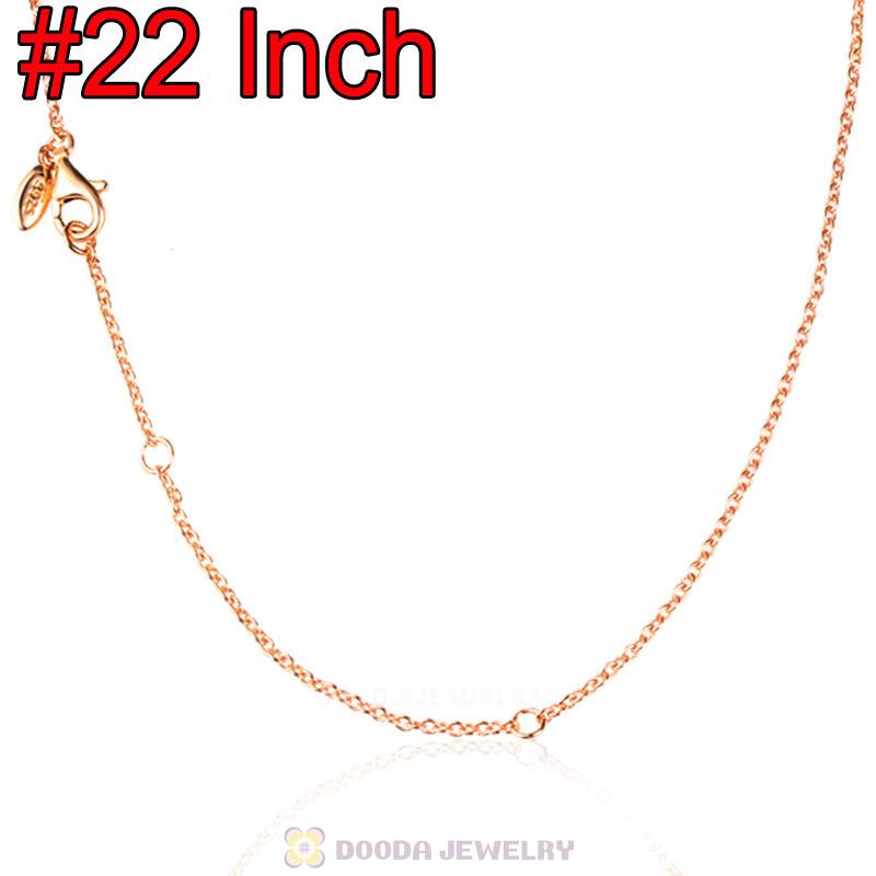 Rose Gold Basic Necklace with Lobster Clasp