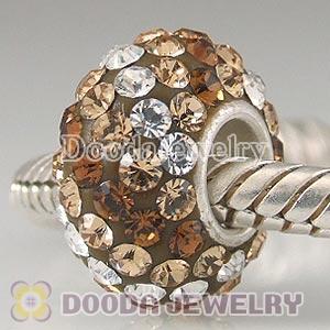 Fashion Jewelry Silver Charms with 90 crystal rhinestones