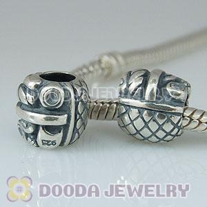 925 Sterling Silver Food Basket Charms