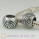 925 Sterling Silver Swirl Beads