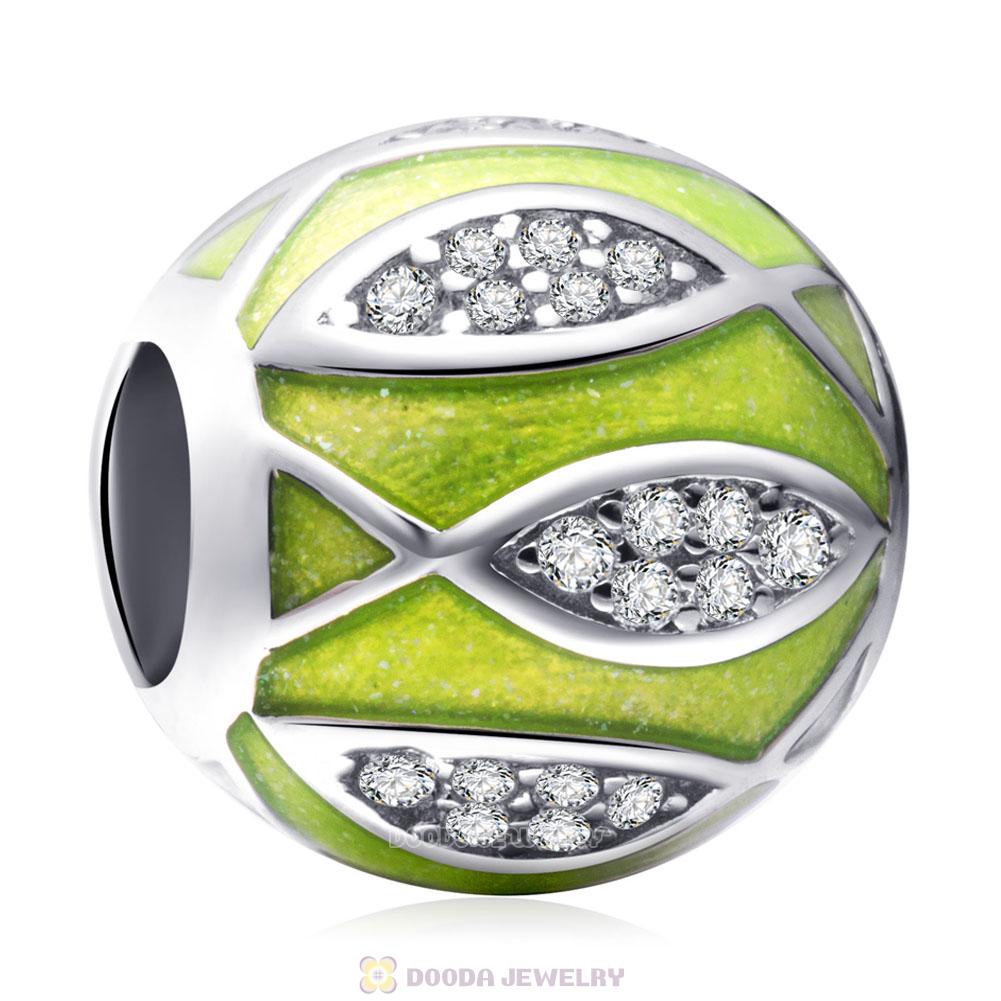 Christian Fish Charm 925 Sterling Silver