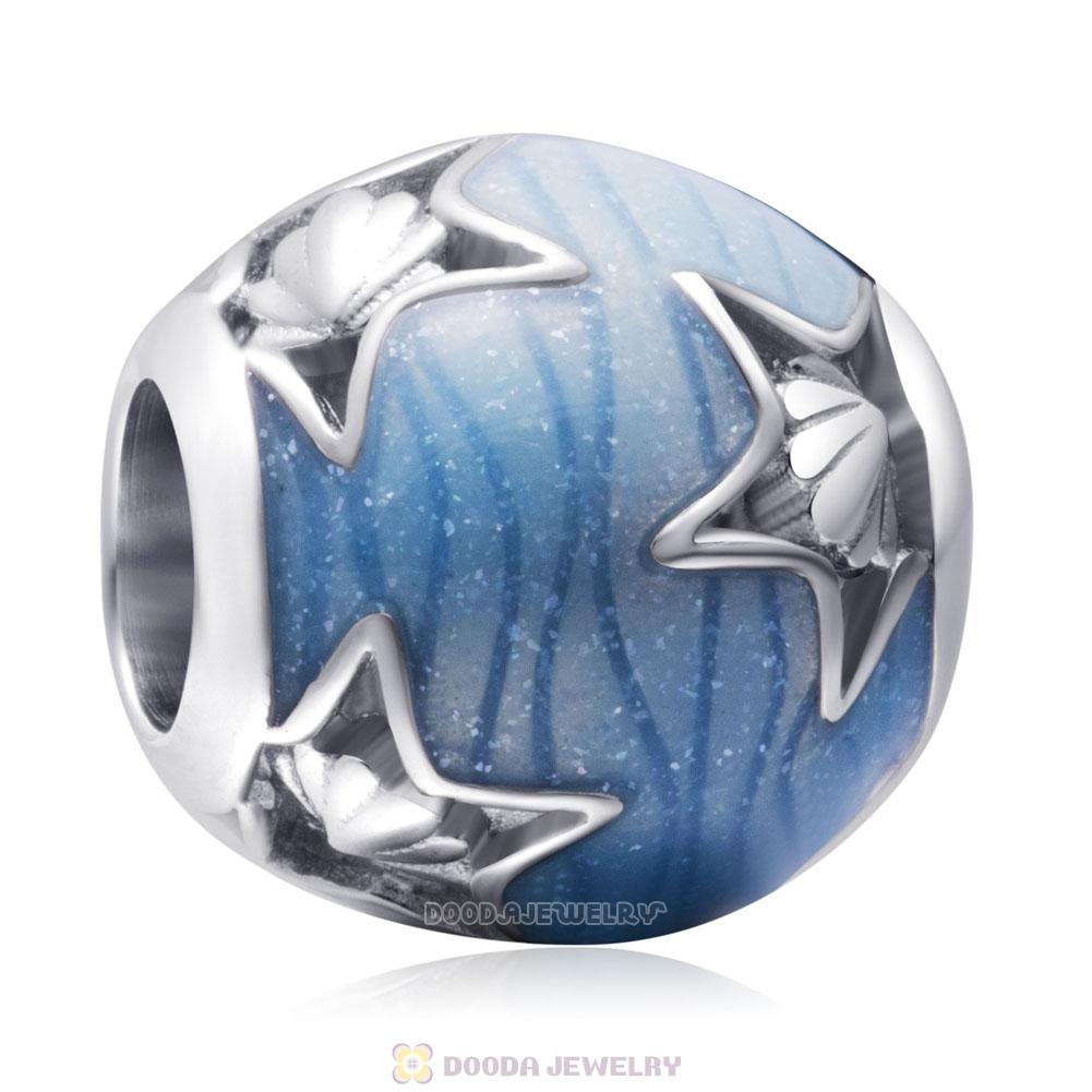 Ocean Life Starfish Charm 925 Sterling Silver