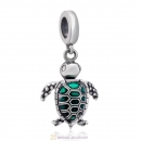 Sea Turtle Dangle 925 Sterling Silver Charms