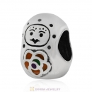 925 Sterling Silver Babushka doll Charm Bead
