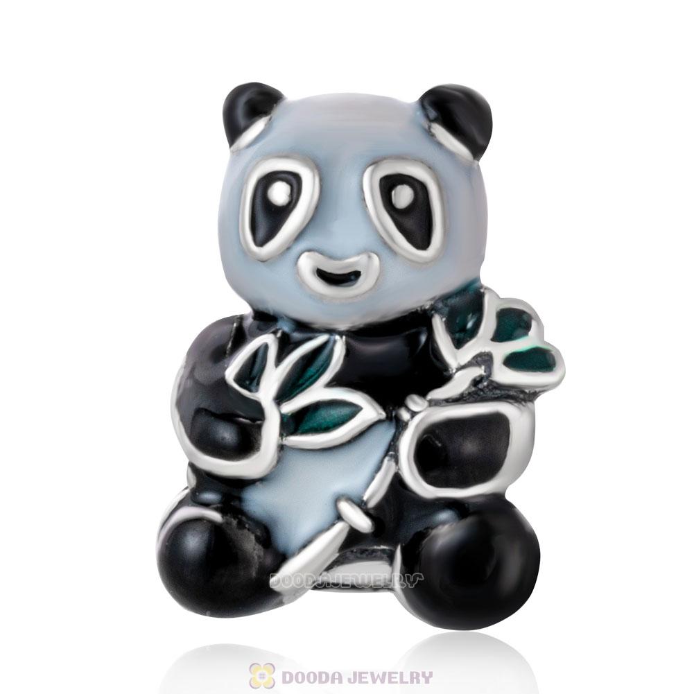Panda Bear with Mix Enamel Charms