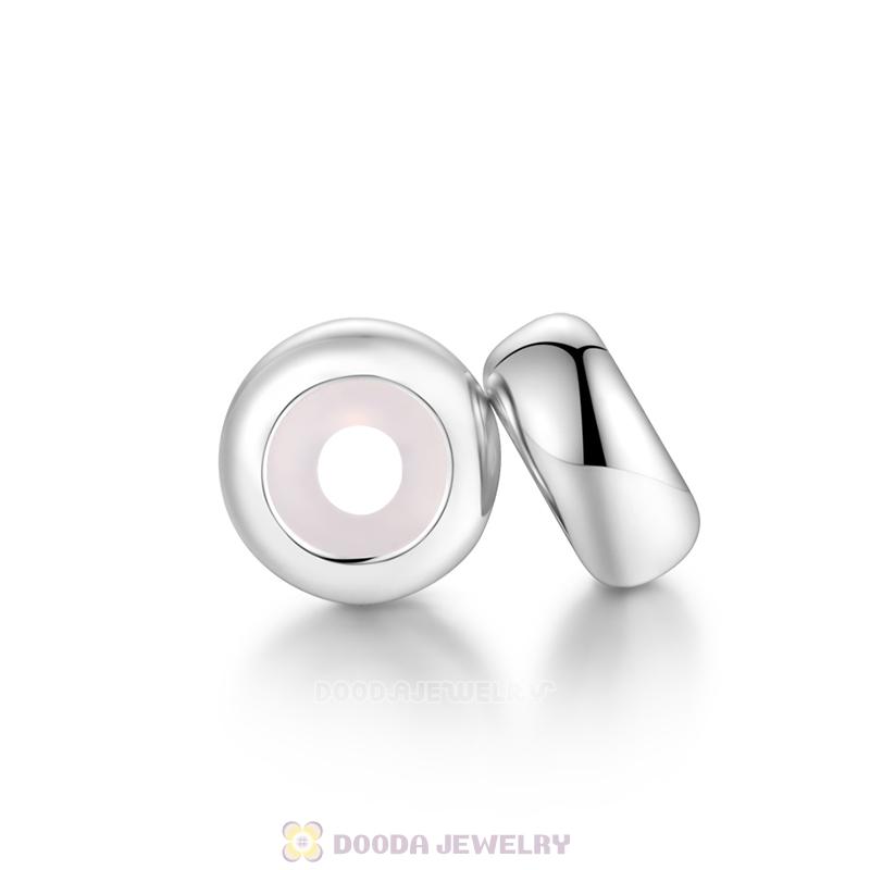 Solid Sterling Silver Charm Jewelry Stopper Beads