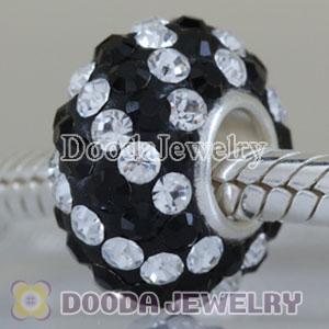 Fashion Jewelry Silver Charms with 90 pcs crystal rhinestones