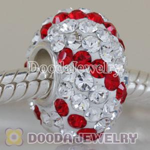 Fashion Jewelry Silver Charms with 90 pcs crystal rhinestones