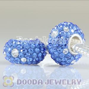Fashion Jewelry Silver Charms with 90 pcs crystal rhinestones