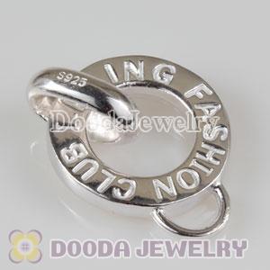 Sterling Silver Charm Pendant Stamped I BLING FASHION CLUB