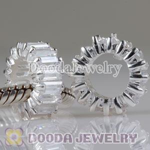 StorycharmWheels European Style Beads with CZ Stone