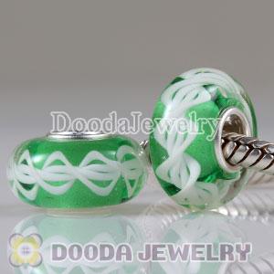 Environmental Material European Murano Glass Rope Beads with 925 Stamped