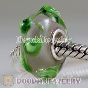Environmental Material European Murano Glass Beads with 925 Stamped