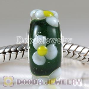 Environmental Material European Murano Glass Beads with 925 Stamped